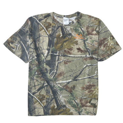 Realtree Men’s 2XL Camouflage Short Sleeve Crew Neck Cotton T-Shirt