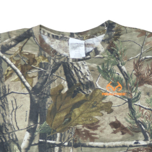 Realtree Men’s 2XL Camouflage Short Sleeve Crew Neck Cotton T-Shirt