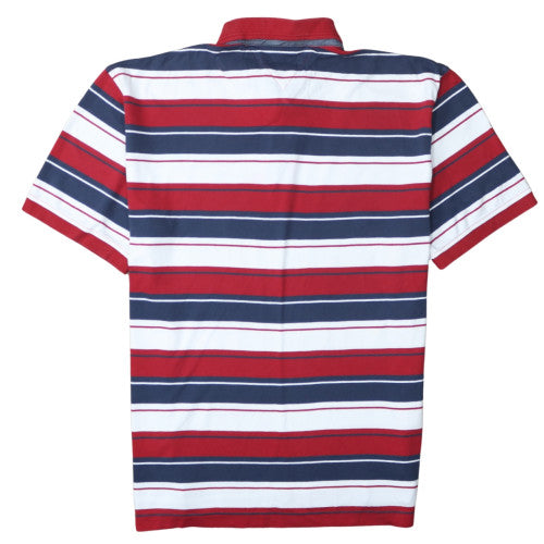 Tommy Hilfiger Men's Multicoloured Striped Polo Shirt 2XL