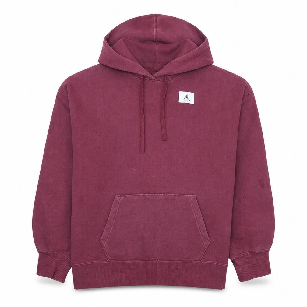 Nike Jordan Men's Red Pullover Hoodie Size S Oversized Fit Cotton