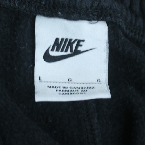 Nike Men's Black Fleece Sweatpants L Tapered Fit Activewear
