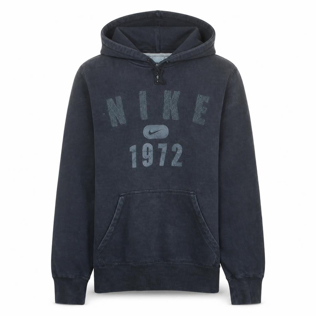 Nike Men's Black Pullover Hoodie S Logo Sports Fleece Sweatshirt