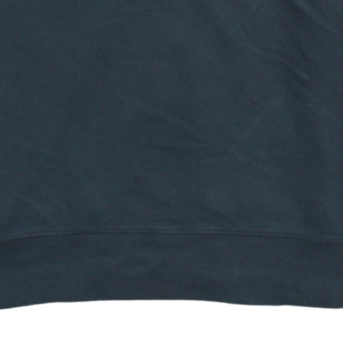 C.P. Company Men's Black Cotton Crew Neck Pullover Sweatshirt L