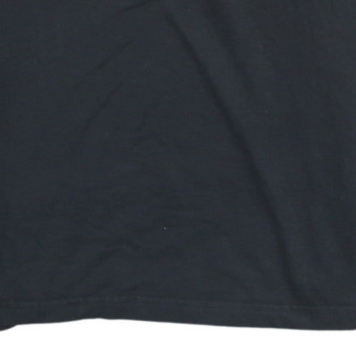 adidas Unisex Black XS Long Sleeve Logo Pullover Sweatshirt