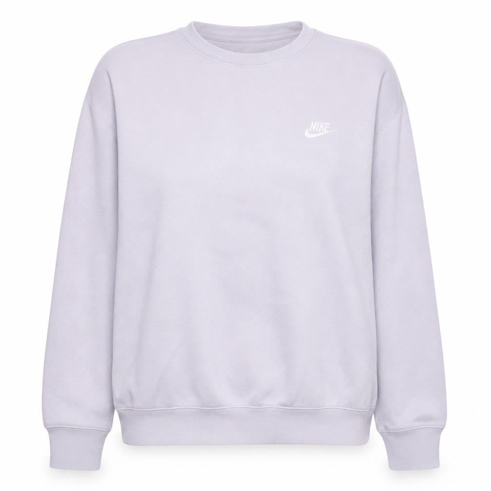 Nike Women’s Lilac Crew Neck Sweatshirt L Cotton Blend Casual