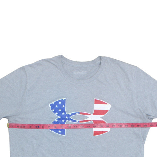 Under Armour Men's Grey XL Patriotic Graphic Short Sleeve T-Shirt