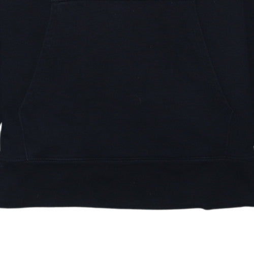 Champion Mens Black S Embroidered Pullover Hoodie