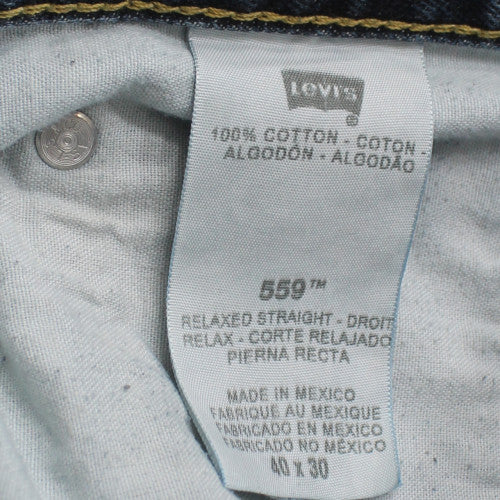 Levi's Women's Blue 559 Relaxed Straight Denim Jeans Size 20