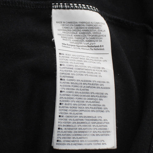 Nike Women Black Small Full Zip Hoodie with Pockets