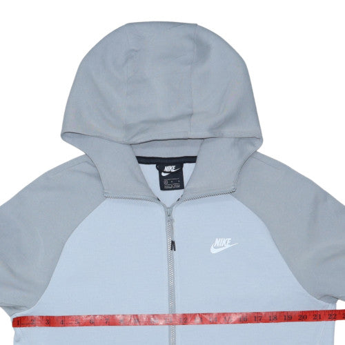 Nike Men's Grey Full Zip Hoodie M Hooded Sweatshirt
