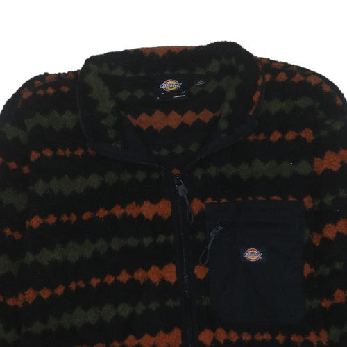 Dickies Men's Multicoloured Fleece Full Zip Jacket Size M