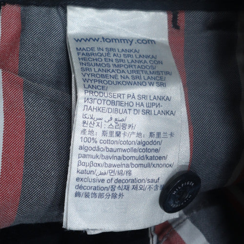 Tommy Hilfiger Mens Black Cargo Shorts Size 31 Cotton Casual