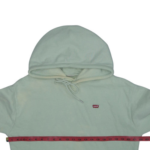 Levi's Men's Green Pullover Hoodie M Regular Fit Cotton