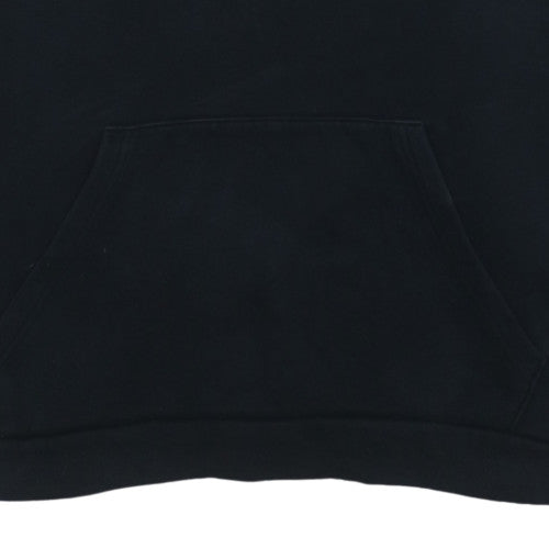 Adidas Men's Black Pullover Hoodie L Fleece Logo Sportswear
