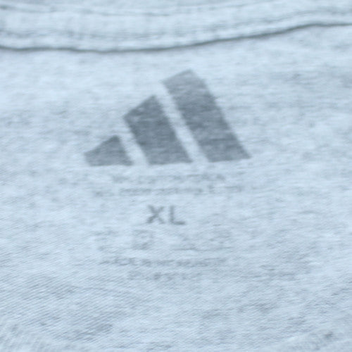 Adidas Mens Grey Braves Country 5K Graphic T-Shirt XL Sports Tee