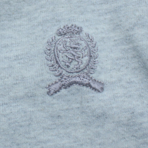Tommy Hilfiger Men's Grey 2XL Classic Embroidered Logo Cotton T-Shirt