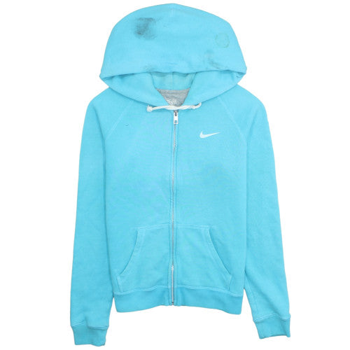 Nike Men's Blue Full Zip Hoodie Size S Athletic Dept Logo