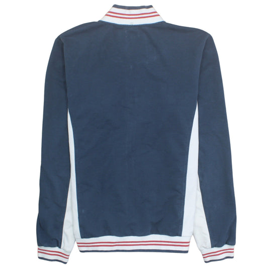 FILA Men’s Blue Full Zip Sweatshirt Jacket L Logo Sports Casual