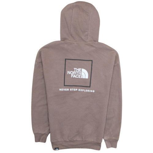 The North Face Womens Brown Pullover Hoodie S Cotton Blend