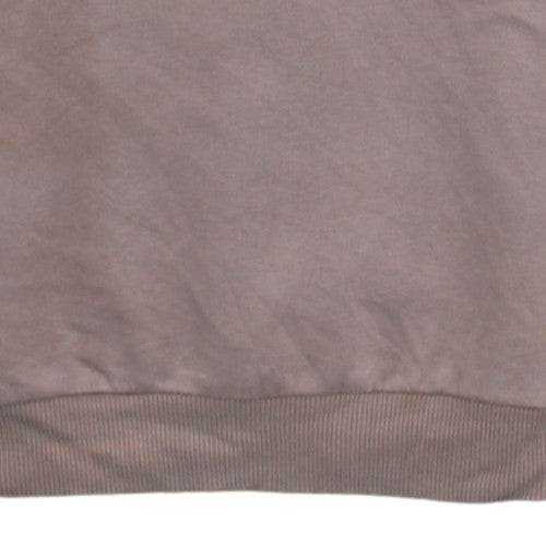 The North Face Womens Brown Pullover Hoodie S Cotton Blend