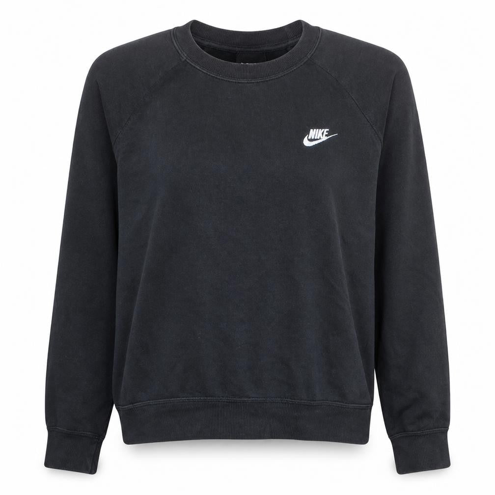 Nike Women Black XL Pullover Sweatshirt Crew Neck Logo Athletic