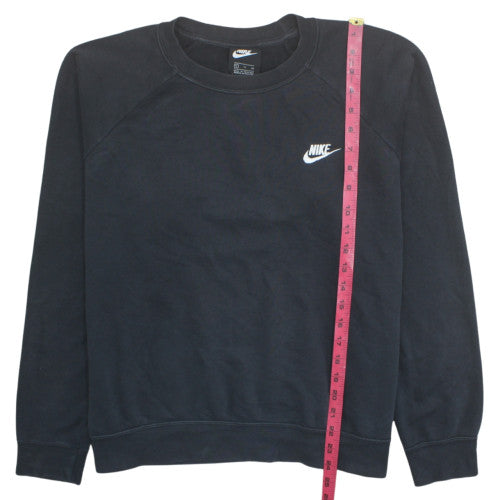 Nike Women Black XL Pullover Sweatshirt Crew Neck Logo Athletic