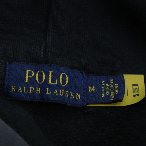 Polo Ralph Lauren Men's Black Embroidered Pullover Hoodie M