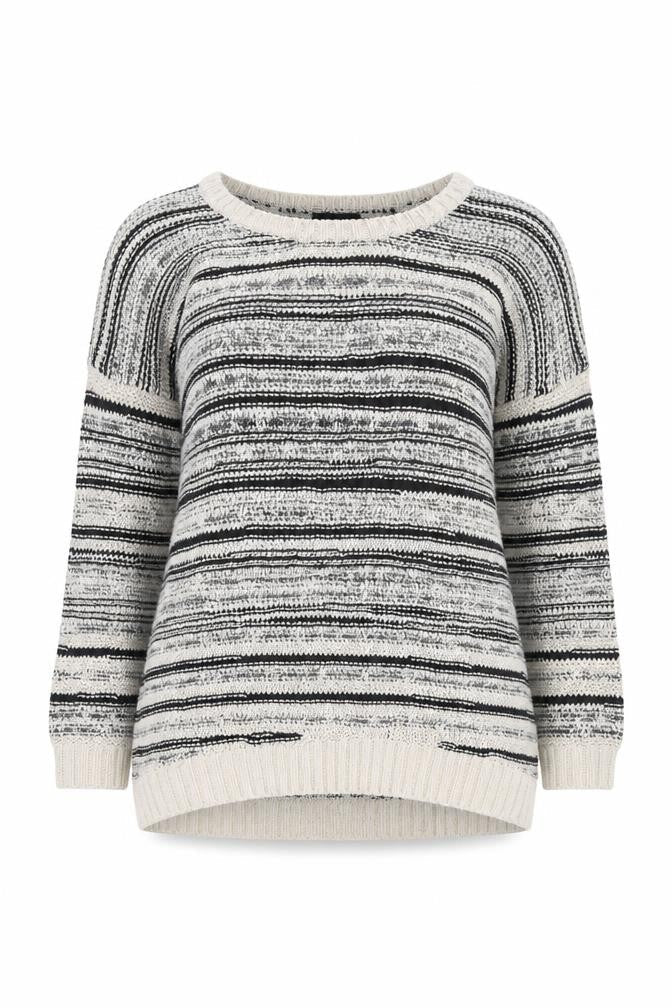 Warehouse Women’s Multicoloured Knit Striped Pullover Jumper Size 12
