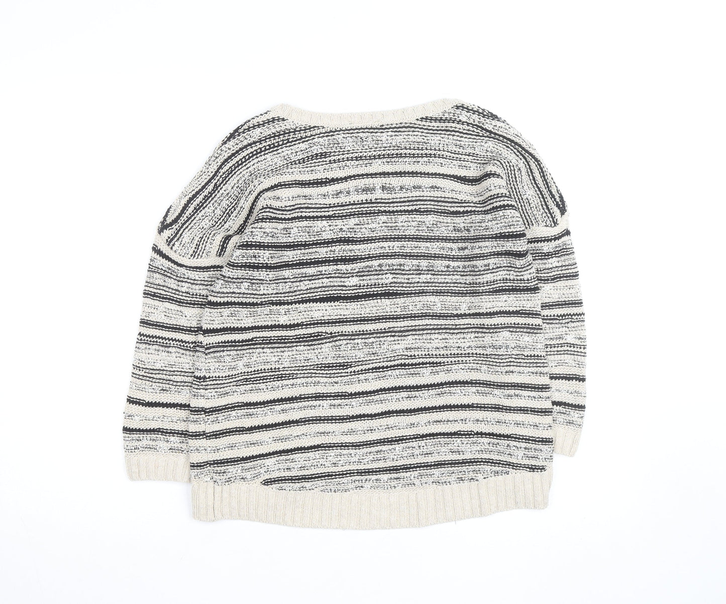 Warehouse Women’s Multicoloured Knit Striped Pullover Jumper Size 12