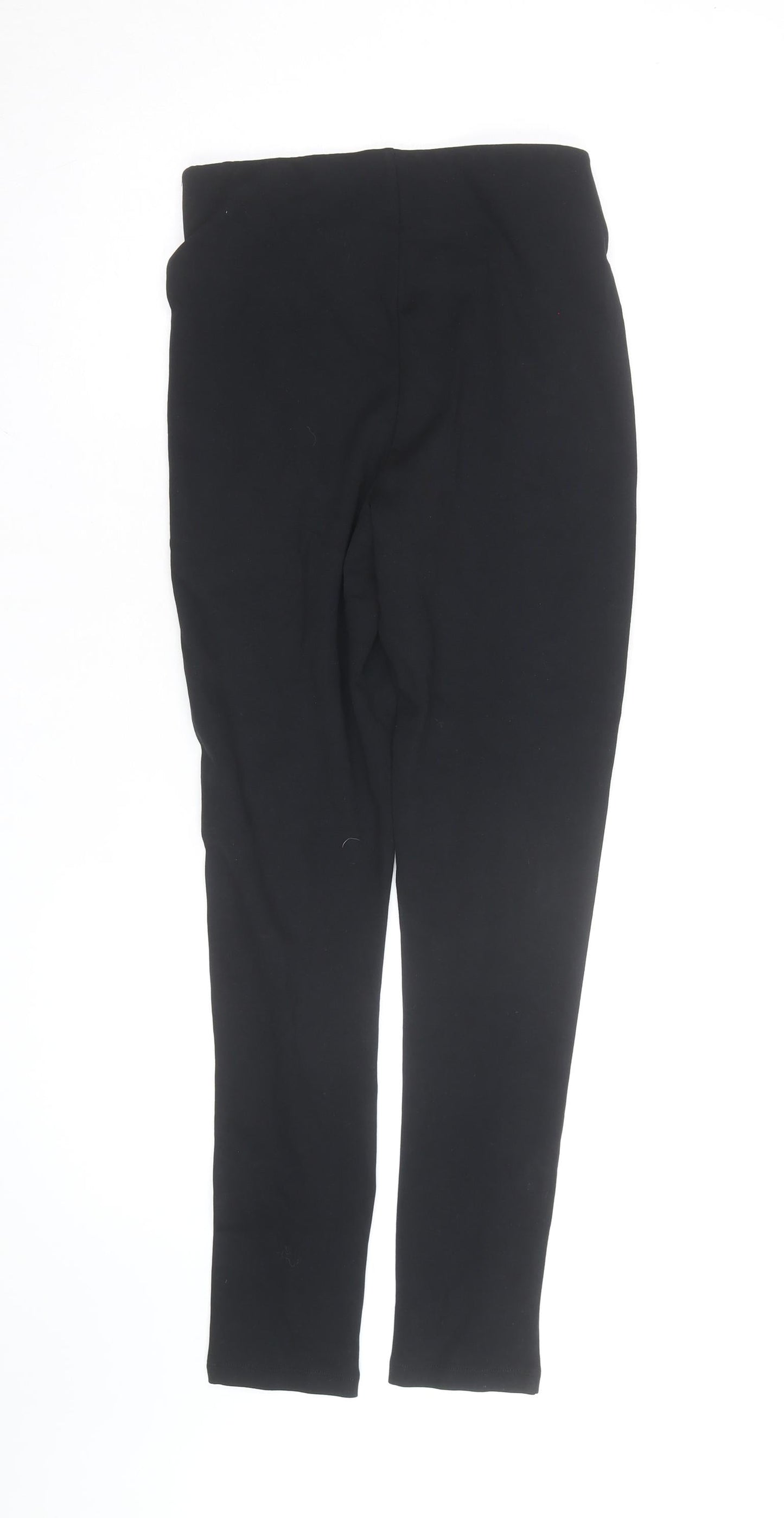 Dunnes Stores Womens Black Slim Leg Stretch Jersey Trousers S