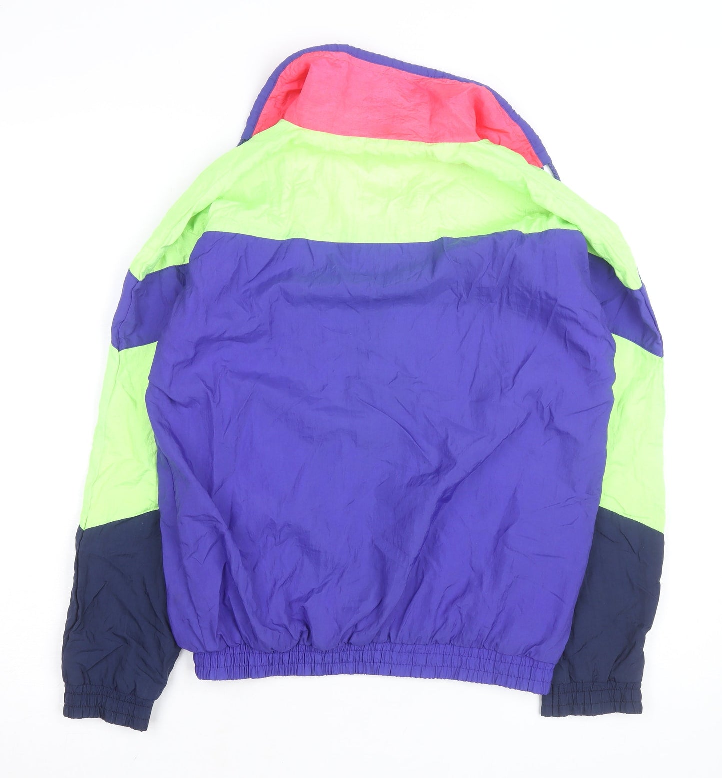 Puma Womens Multicoloured 80s Retro Windbreaker Jacket Size 12
