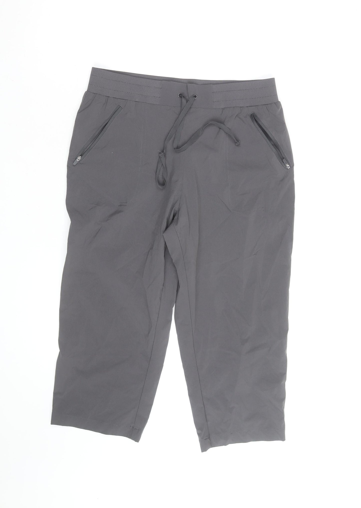 Mountain Warehouse Women Grey Size 12 Capri Hiking Trousers