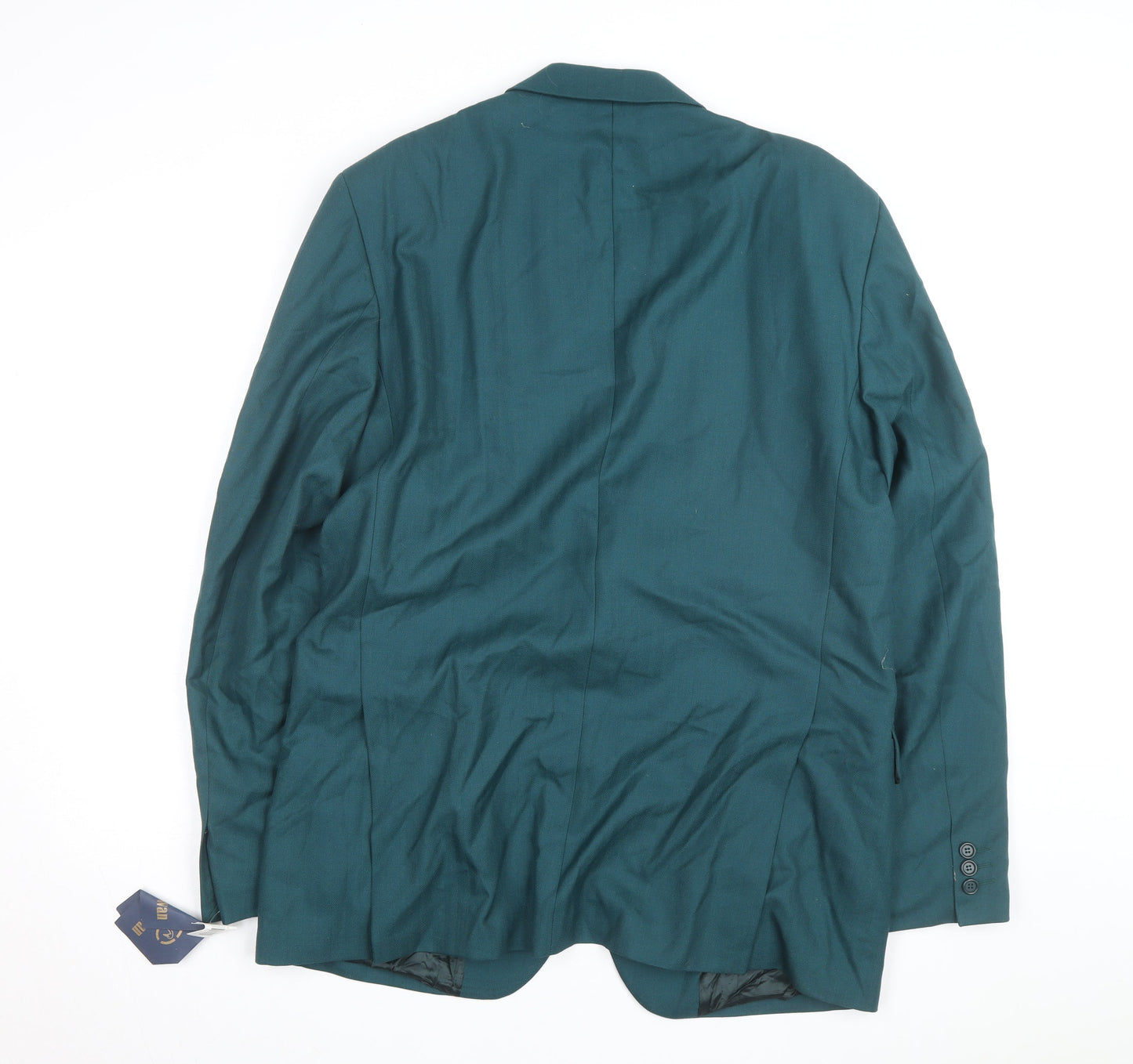 John Swan Men's Green Wool Blend Classic 42 Blazer Jacket