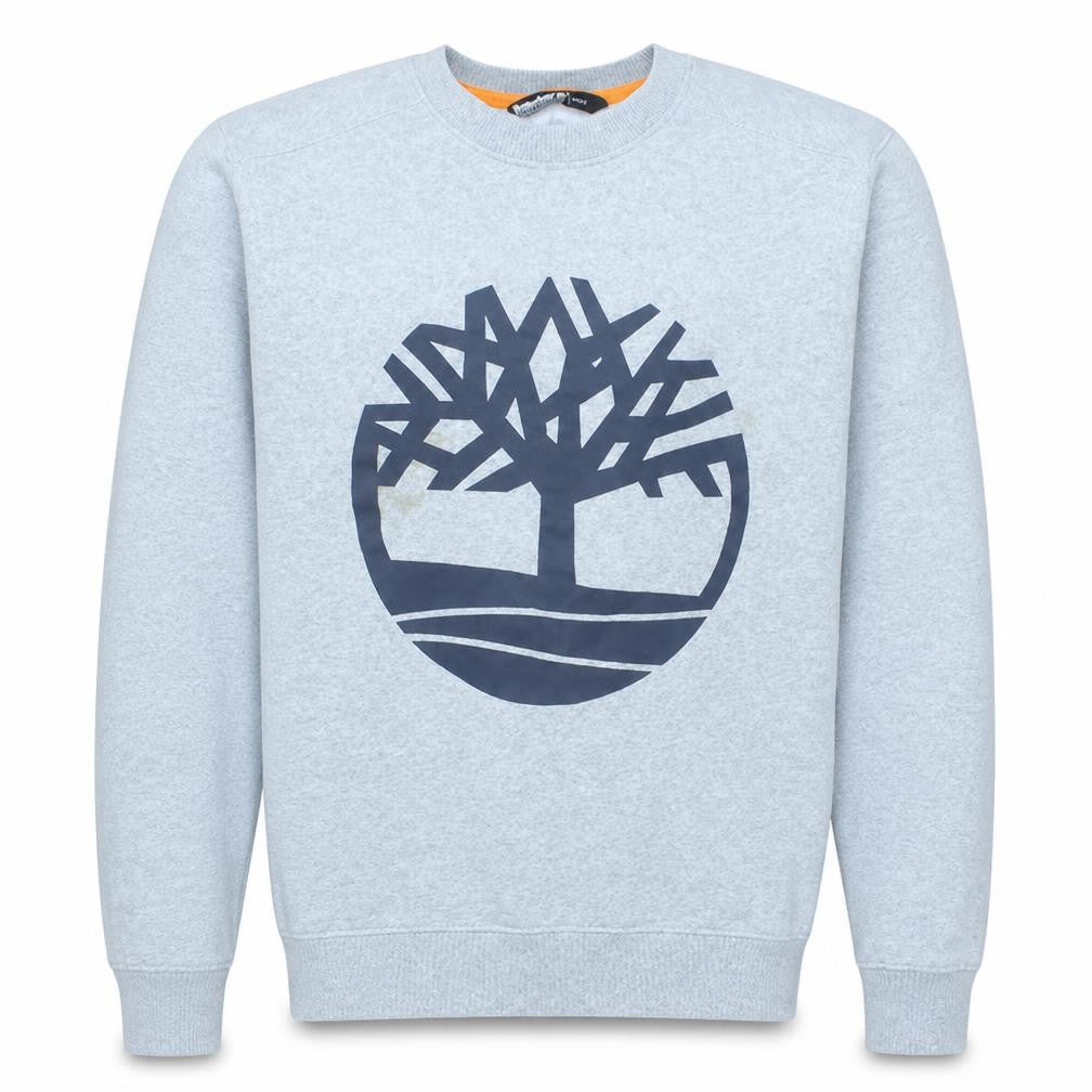 Timberland Mens Grey Regular Fit Logo Sweatshirt M