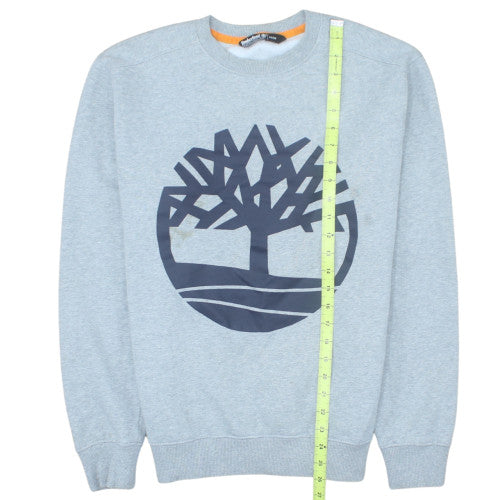 Timberland Mens Grey Regular Fit Logo Sweatshirt M