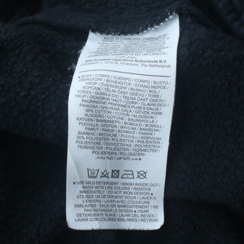 Nike Men's Black Jogger Sweatpants S Regular Fit Fleece Logo