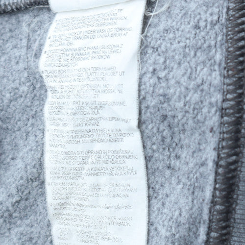 Under Armour Womens Grey Full Zip Hoodie Medium Loose Fit