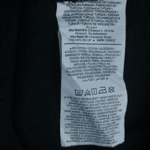 Nike Men's Black Graphic Logo Crew Neck Sweatshirt Size M