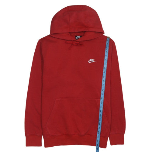 Nike Men's Red Pullover Hoodie L Fleece Sportswear
