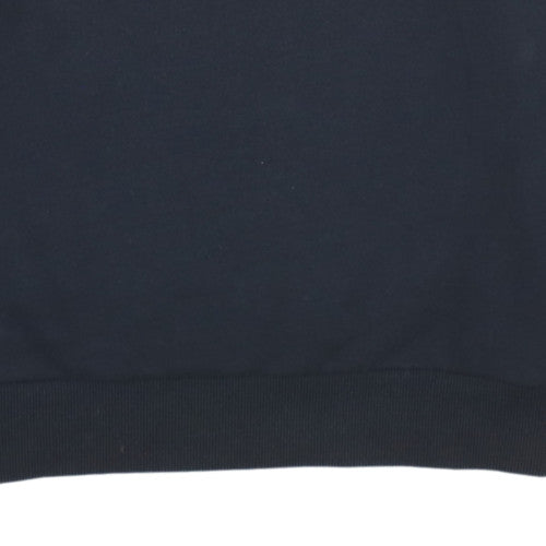 Evisu Men's Blue XL Pullover Sweatshirt Crew Neck Logo Graphic Print