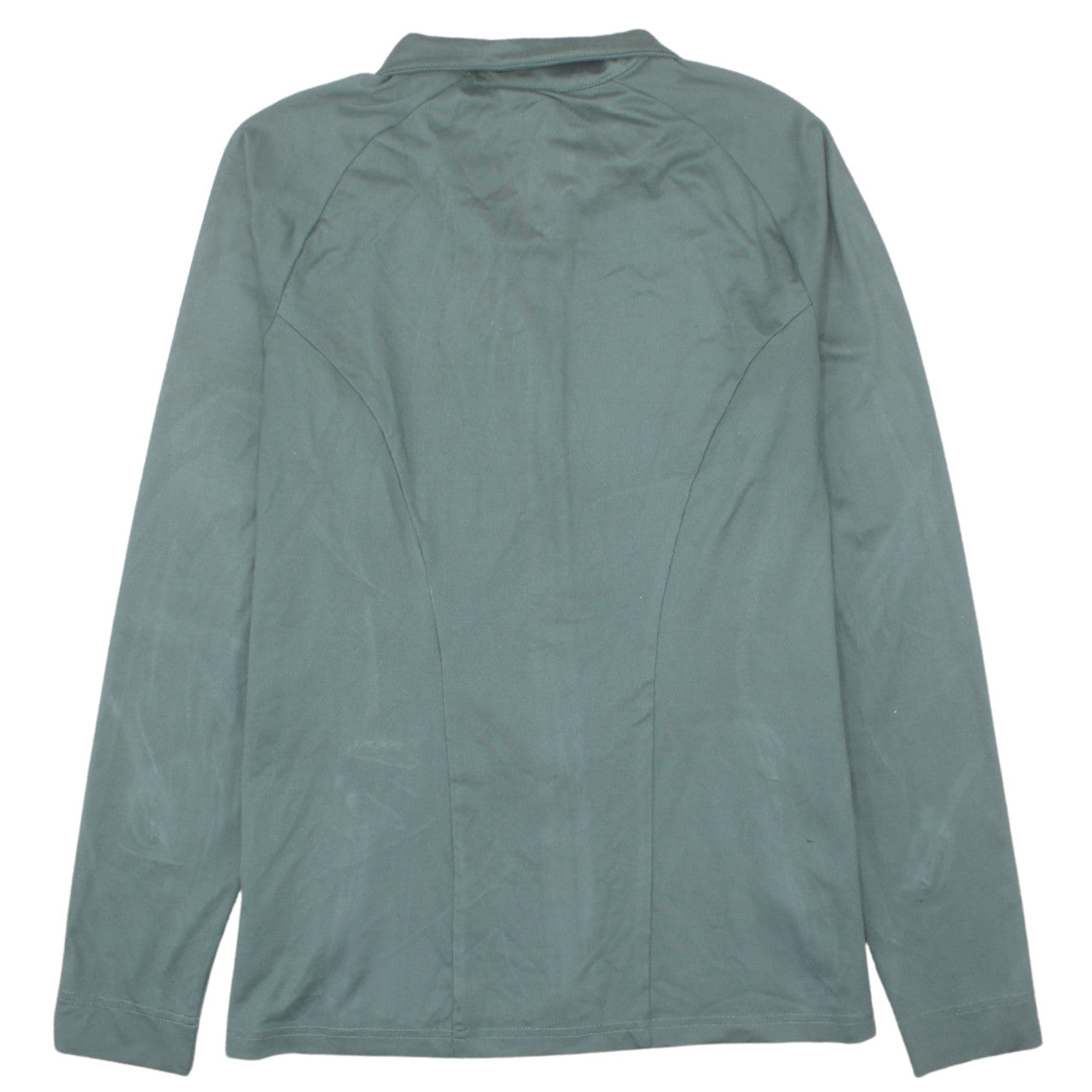 Gymshark Women Green Full Zip Hoodie Jacket Size L Polyester Elastane
