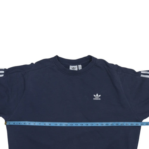 Adidas Men’s Blue XL Crew Neck Pullover Sweatshirt