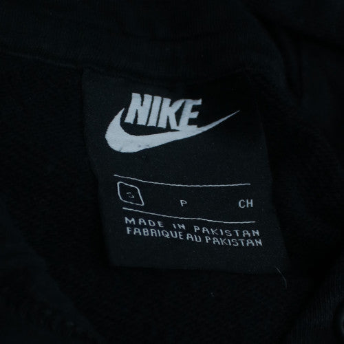 Nike Mens Black Pullover Hoodie Size S Cotton Blend Sweatshirt