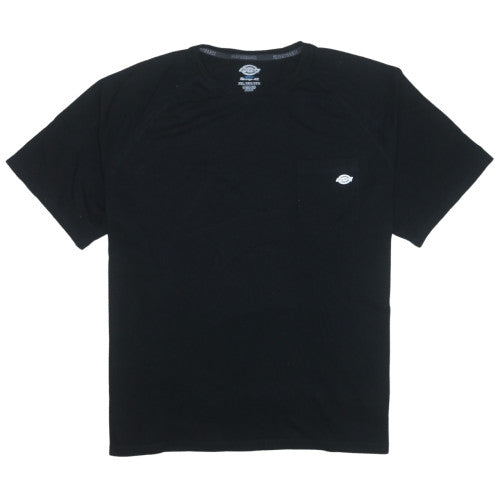 Dickies Men’s Black 3XL Cooling Temp-iQ Crew Neck Short Sleeve T-Shirt
