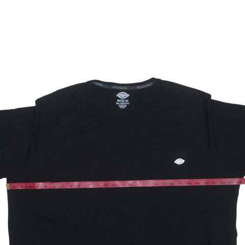 Dickies Men’s Black 3XL Cooling Temp-iQ Crew Neck Short Sleeve T-Shirt