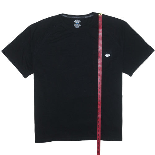 Dickies Men’s Black 3XL Cooling Temp-iQ Crew Neck Short Sleeve T-Shirt