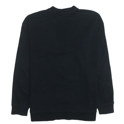 Adidas Womens Black Size 16 Crew Neck Pullover Sweatshirt