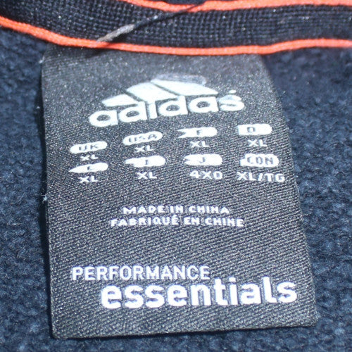 Adidas Men's Black XL Pullover Hoodie Sports Fleece Sweatshirt