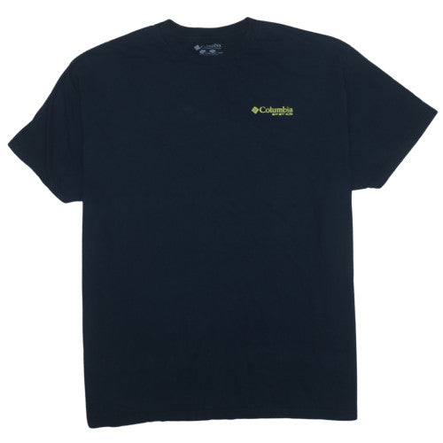 Columbia Men's Black 2XL PFG Graphic Fishing T-Shirt