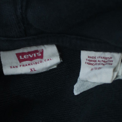 Levi's Men's Black XL Pullover Hoodie Fleece Sweatshirt